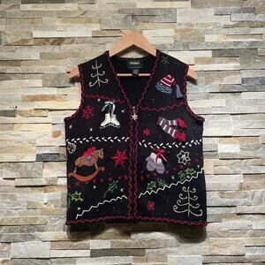Designers Originals Studio JOY Christmas Sweater | Holiday Cottage Grandma Core